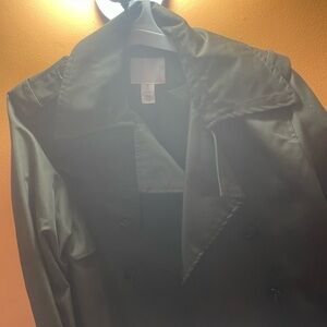 H&M Men's Dark Green Trench Coat